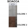 Tenda Sciacca Jacquard strié | Altezza 330 cm con piombo