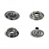 Bottone a pressione acciaio inox a+b+c+d (completo)